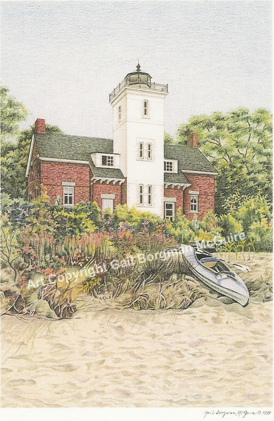 Fourty Mile Lighthouse notecard